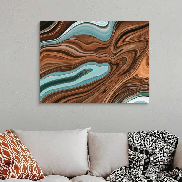 Earthen Agate - Canvas Wall Art, 40x30, Great Big Canvas