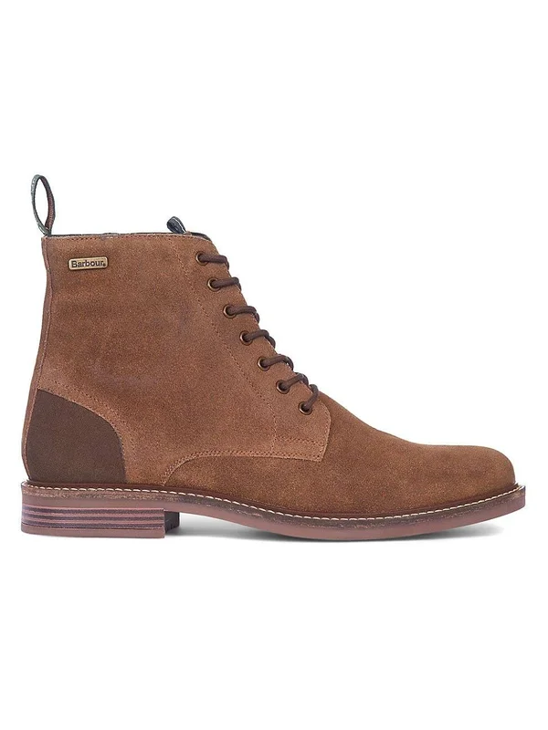 Barbour Men's Barbour Seaham Suede Derby Boots - Brown - Size 13