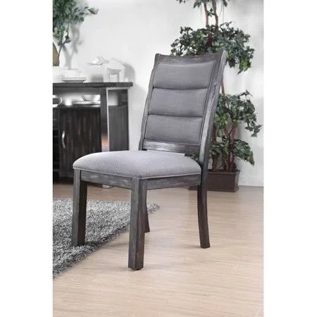 One Allium Way Robyn Upholstered Dining Chair (Set of 2), Brown
