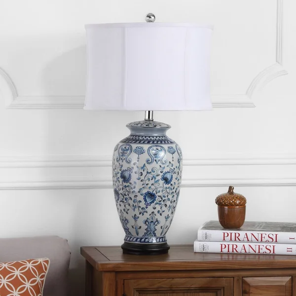 Safavieh Paige Blue & White Table Lamp