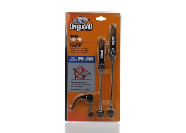 OnGuard Min Pin 3-Piece Locking Skewer Set Black
