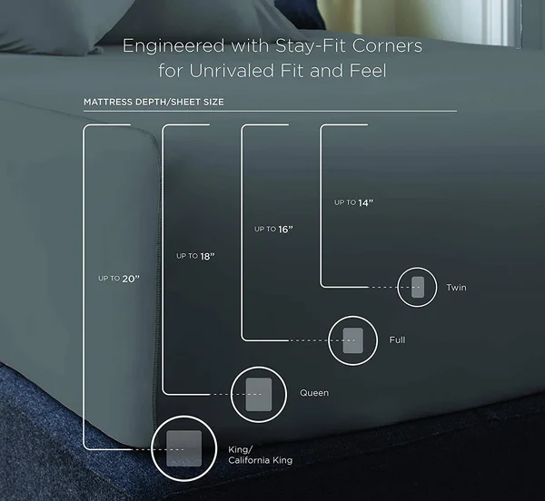 Original Performance Collection Sheet Set by Sheex, Size: King, Beige