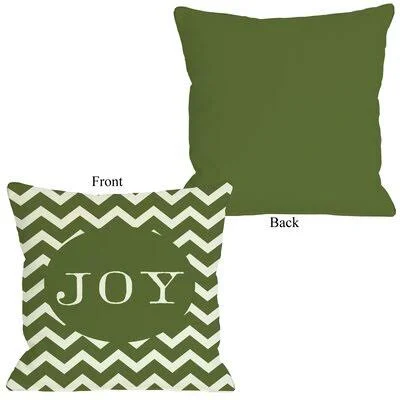 One Bella Casa Joy Chevron Stripe Throw Pillow Size: 26x22 H x 26x22 W