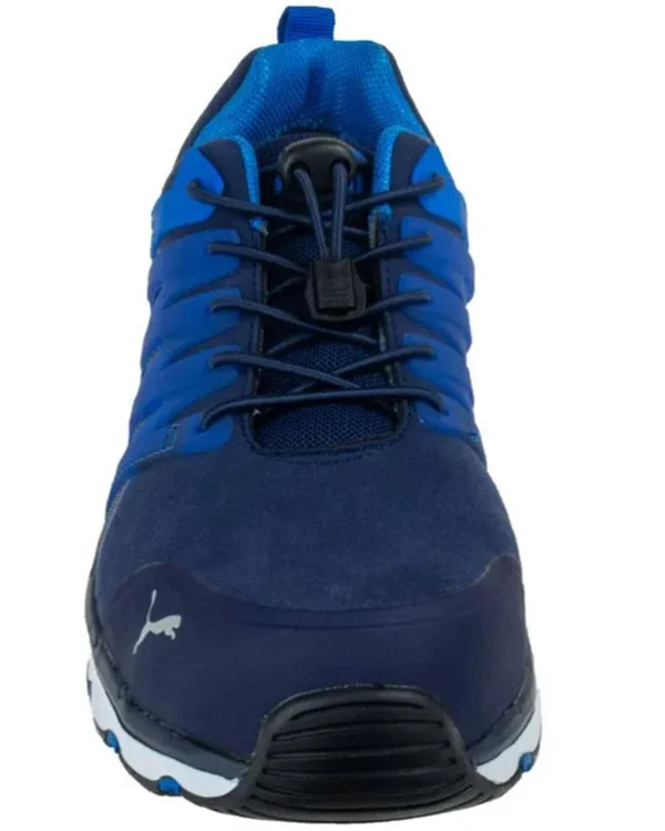 Men's Puma Safety Shoes Velocity Low 2.0 SD Work Shoe - Size: 7, Blue