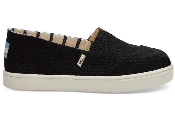 Toms Alpargata Cupsole (Black Heritage Canvas Cupsole) Women's Shoes