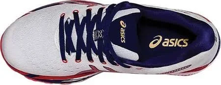 Asics GEL-Cumulus 22 Women's Shoes White/Classic Red : 5 B - Medium
