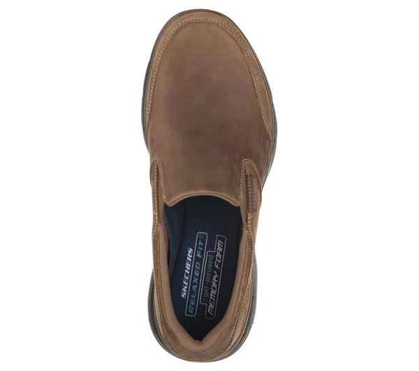 Skechers Men's Relaxed Fit Glides Calculous Slip On, Desert