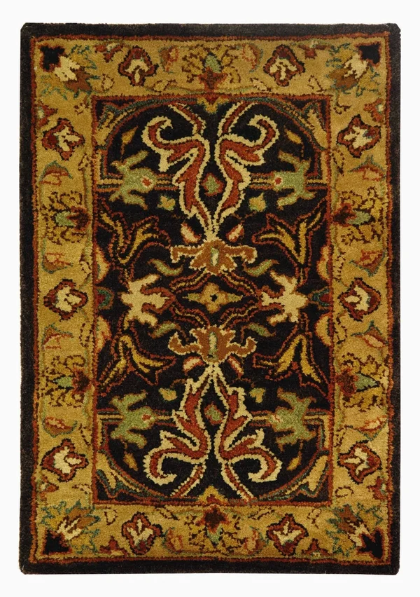 Safavieh Heritage HG644A Area Rug - Charcoal/Beige - Size: 5& x 8&