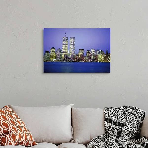 New York City Skyline with World Trade Center, Canvas Wall Art, 30x20, Great Big Canvas