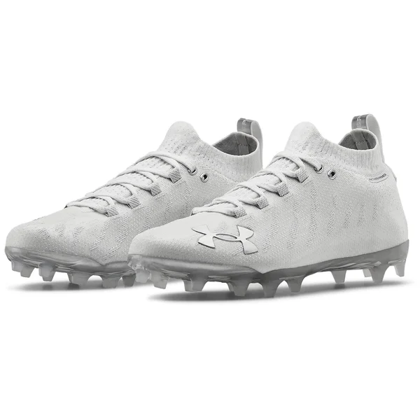 Under Armour Men's Spotlight Lux MC Football Cleats - White - 11.5