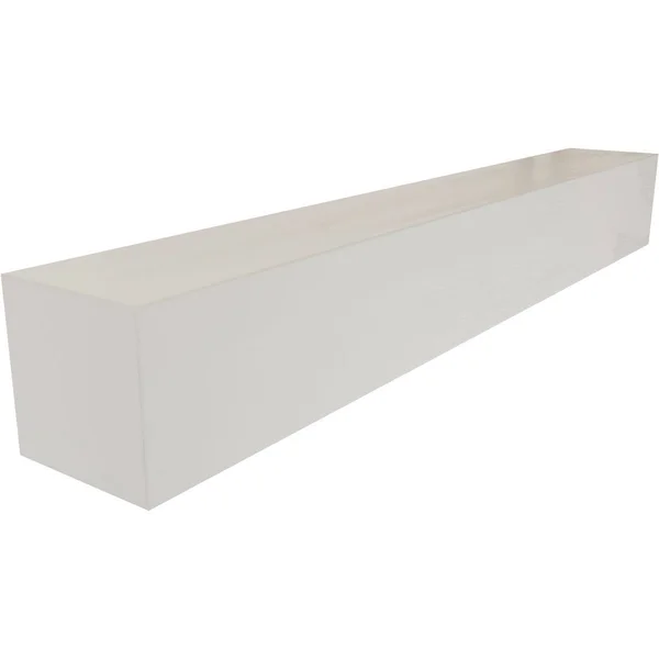 Ekena Millwork MANUSM06X10X48UN 6x22H x 10x22D x 48x22W Smooth Faux Wood Fireplace Mantel - Factory Prepped, Ready for Paint