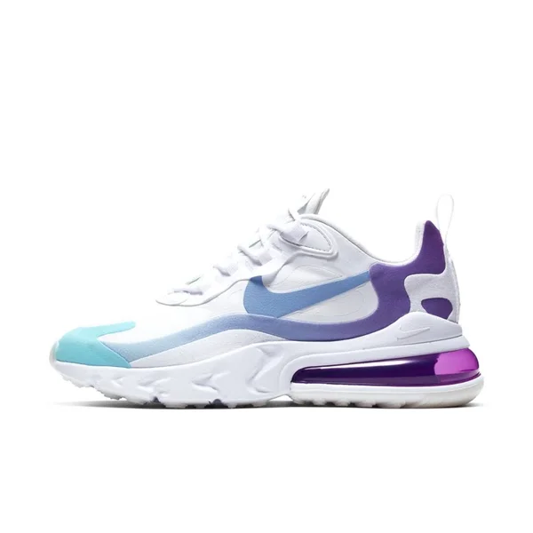 Nike Women's Air Max 270 React Casual Shoes in White Size 10.0