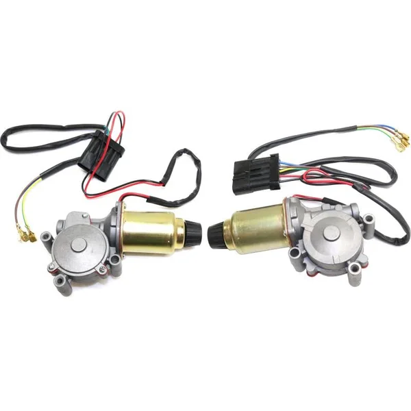 Replacement Headlight Motor Driver and Passenger Side - 1-year Unlimited-mileage Warranty SET-REPC383401