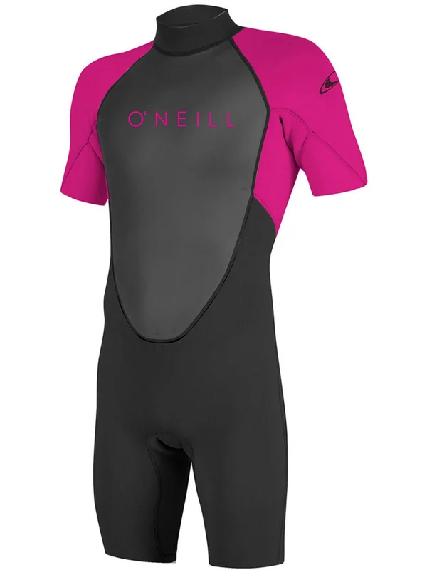 Kids Wetsuit O&Neill Reactor II 2mm Backzip SS (Berry)