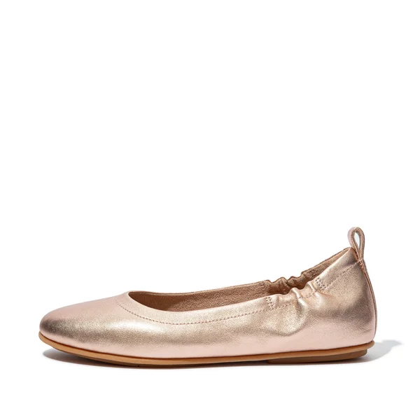 Fitflop Women's Allegro Rose Gold Ballet Flats