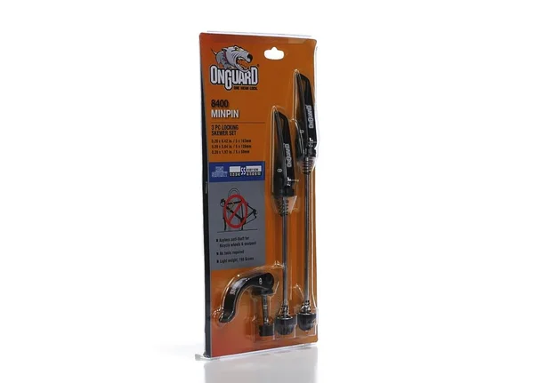 OnGuard Min Pin 3-Piece Locking Skewer Set Black