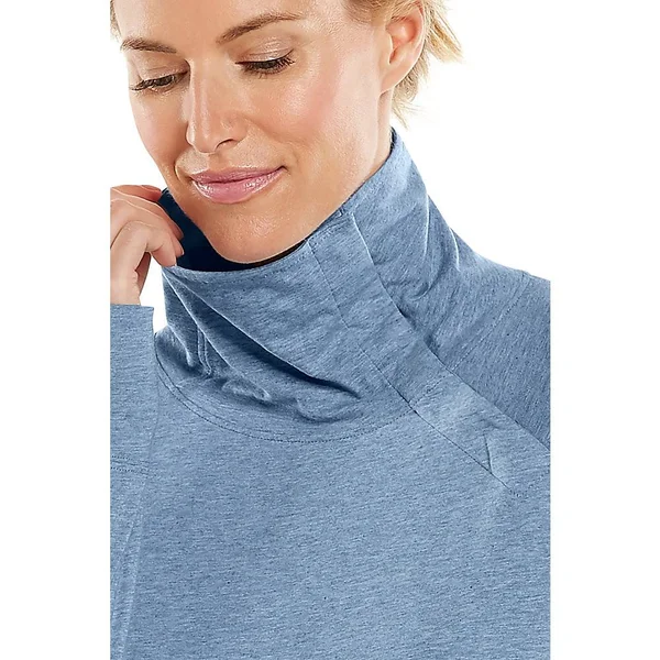 Coolibar UPF 50+ Women's Sea Breeze Funnel Neck Top - Sun Protective