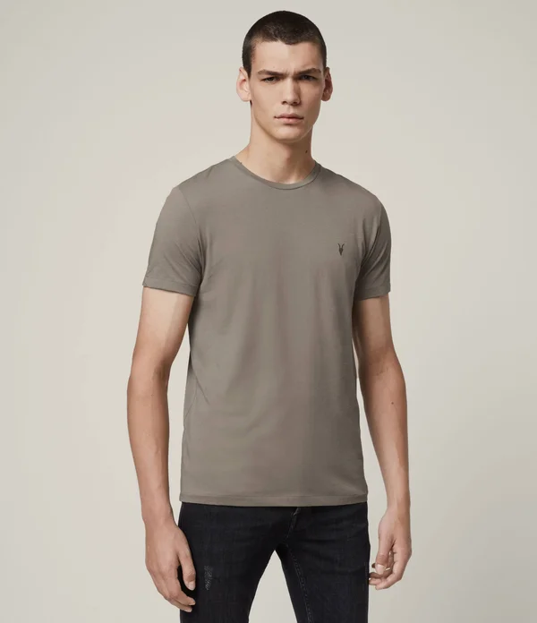 Men's AllSaints Tonic Slim Fit Crewneck T-Shirt - Size X-Small - Grey