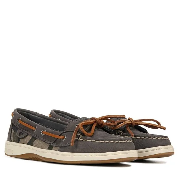 Sperry Women's Angelfish Camo Boat Shoes - Dark Grey - 7.5M