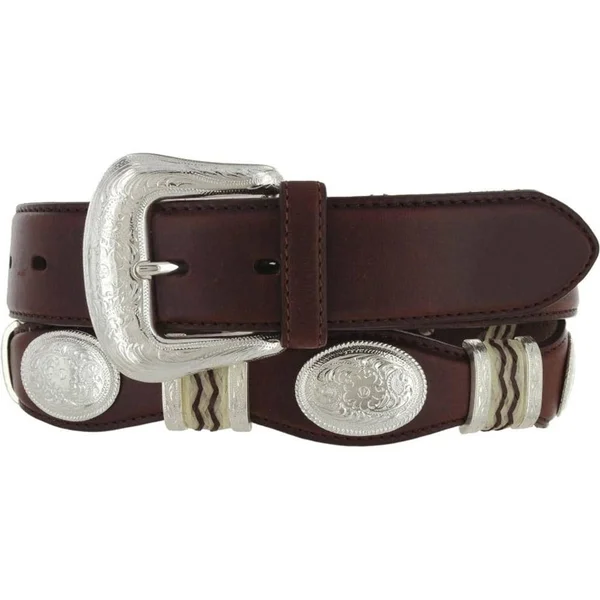 Tony Lama Men's Cutting Champ Belt - Brown - 42