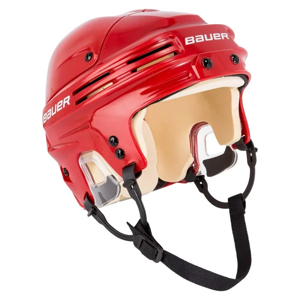 Bauer 4500 Hockey Helmet-Red-Small