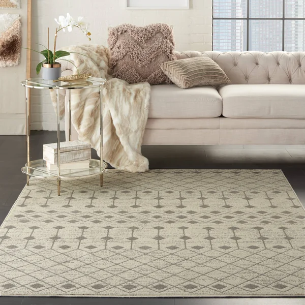 Nourison Grafix GRF37 Area Rug - Grey, 8&6x22x12&