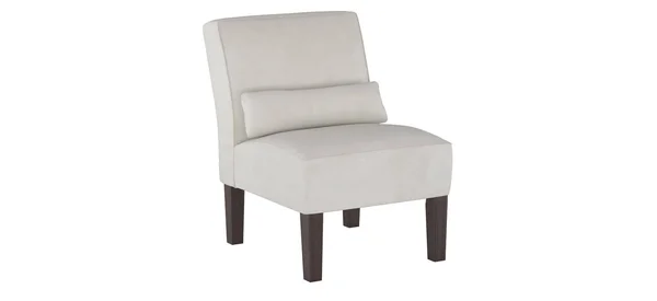 Skyline Furniture Custom Accent Chair in Velvet (Velvet Light Grey)