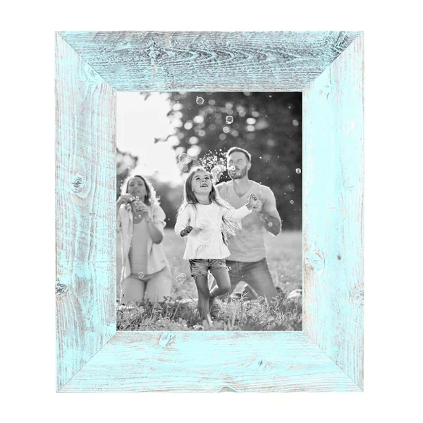 BarnwoodUSA - Farmhouse Picture Frame with 3 inch Wide Frame, 100% Reclaimed Wood (8x10, Robins Egg Blue), Size: 8 x 10