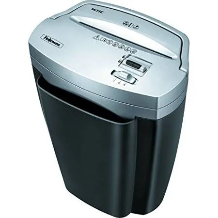 Fellowes Powershred W11c - 11-Sheet Cross-Cut Paper and Credit Card Shredder with Safety Lock, Black 3103201
