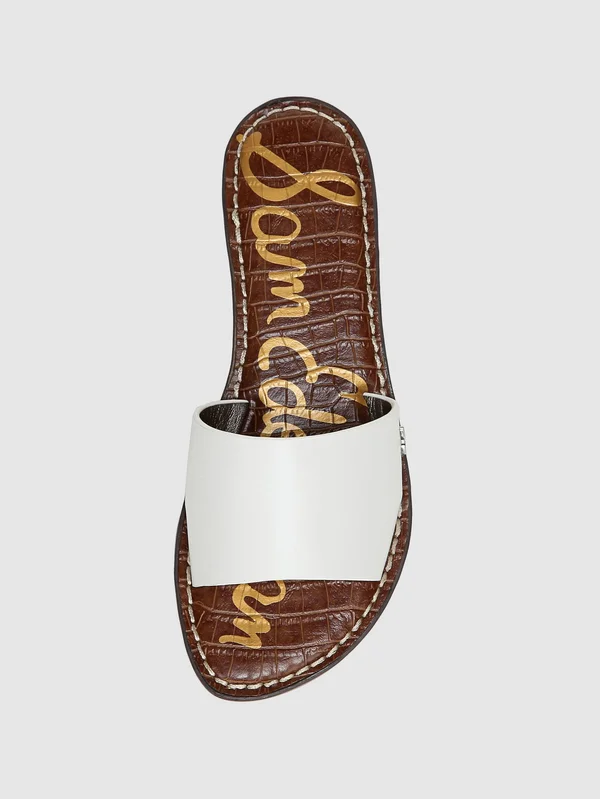 Sam Edelman Genesis Sandal Bright White Leather