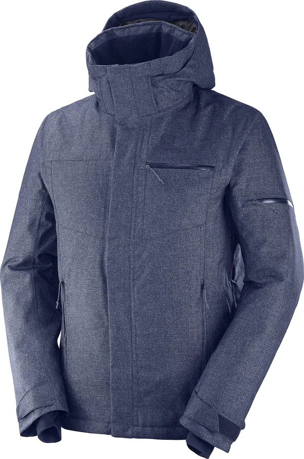Salomon Men's Stormslide Jacket - Medium - Night Sky Heather