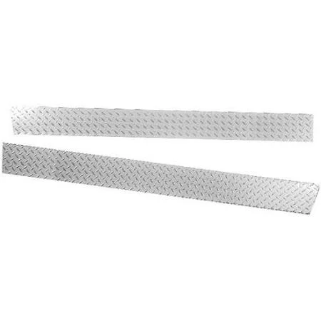1993 Jeep Wrangler (YJ) Warrior Sideplates without Lip (Black Diamond Plate) - 908xpc