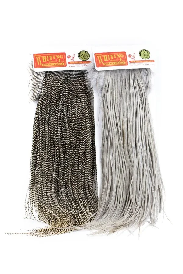 Whiting Bronze Grade Full Saddle - Color White Dyed Golden Brown