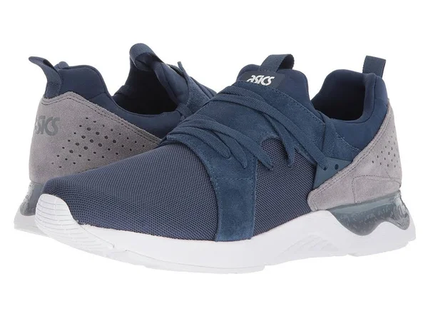 Asics Tiger Men's Gel-Lyte V Sanze, Dark Blue/Stone Grey