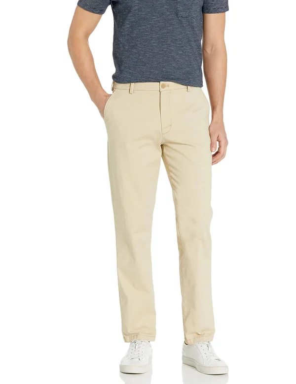 Izod Men's Saltwater 5-Pocket Straight Fit Chino Pant