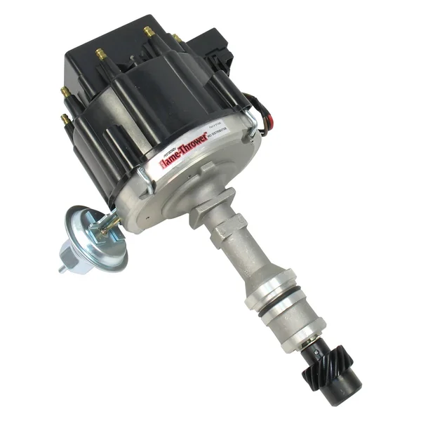 Pertronix D1100 Flame-Thrower Distributor HEI - Oldsmobile V8, Black