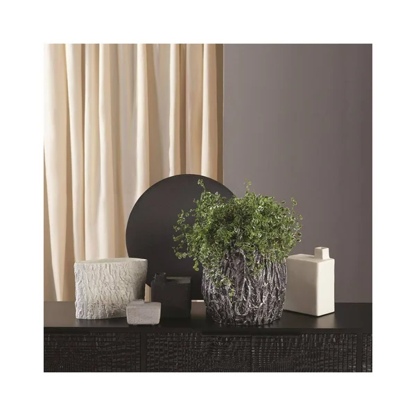 Global Views Oak Vase-Black Antique - Small