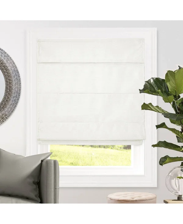 Chicology Cordless Roman Shades - Blackout Lining Cascade Window Blind, Lux Coffee (ROOM Darkening) - 23 inchw x 64 inchh, Brown