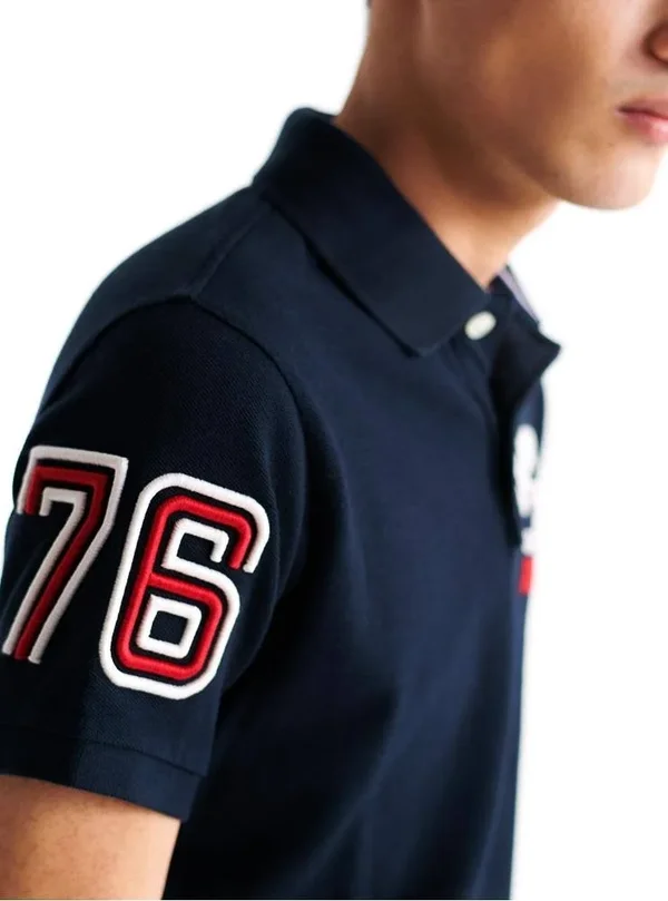 Superdry Classic Superstate - Blue - Polo Shirts
