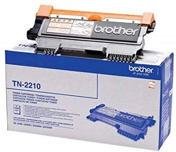 Brother TN2210 Toner Cartridge, Standard Yield, Black, Brother Genuine Supplies