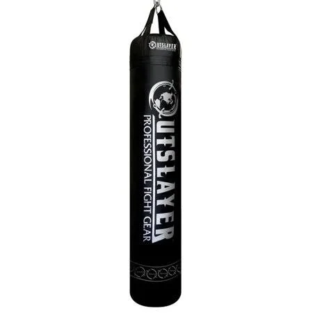 Outslayer Muay Thai Punching Bag 6ft 150lbs Unfilled Made in USA, Adult Unisex, Size: One size, Black