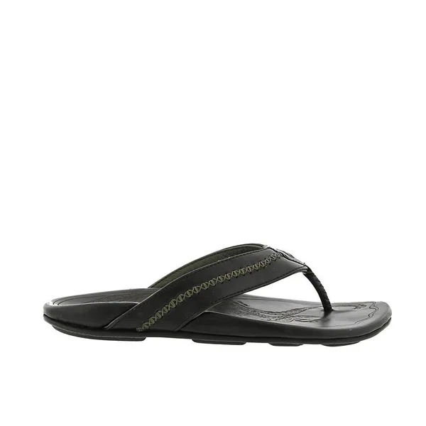 Olukai Mea Ola Sandals - Men's Black - 11