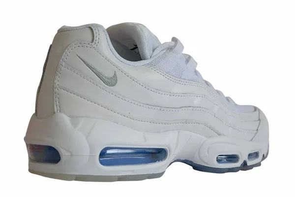 Nike Air Max 95 - Mens Shoes White/Metallic Silver/Photo Blue Size 13