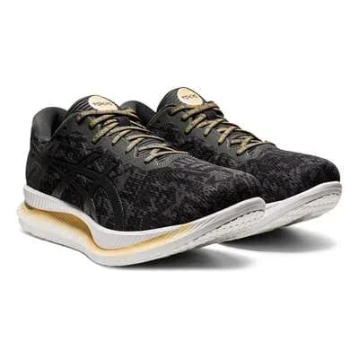 Asics GlideRide Running Shoes Black Yellow White - 44.5