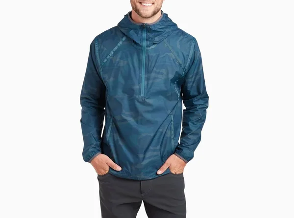 Kuhl Parajax Anorak - Men's Blue Camo - XXL