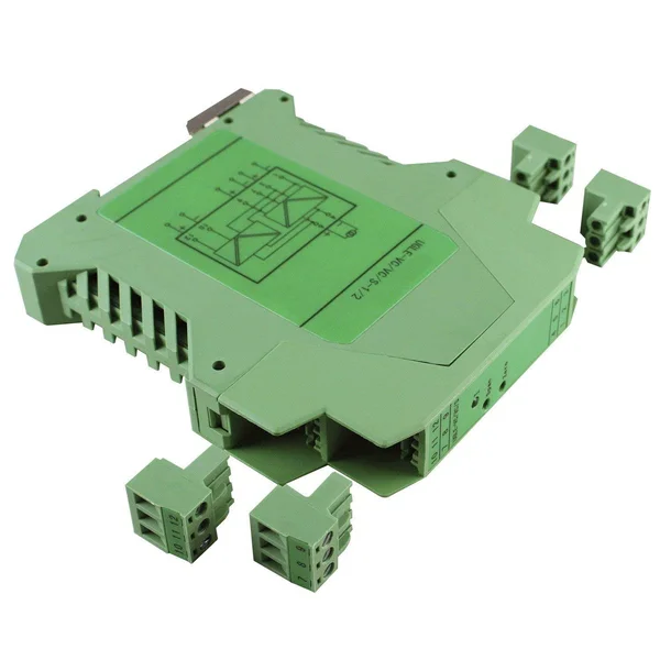 ASI ASI451124 Single Channel Dual Output Analog Signal Isolator Transmitter Splitter, 3-Way Isolation, DIN Rail Mount, Single 4