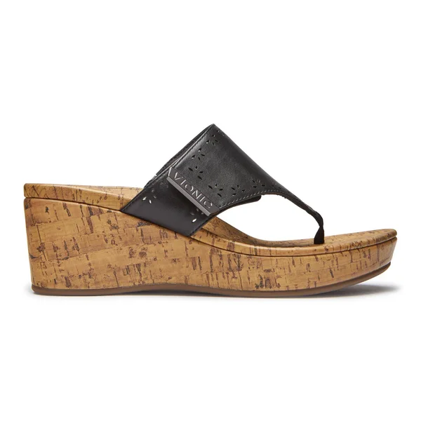 Vionic Anitra Platform Sandal Black - 9, M