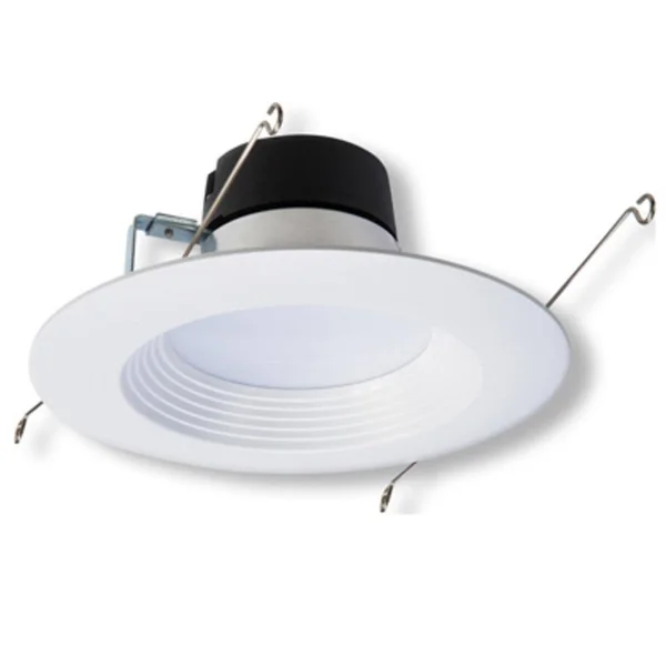 Halo LT560WH6930-6PK-CA LT 5 in. and 6 in. White Ceiling Light Retrofit Trim at 3000K Soft (6 Pack) Recessed Integrated LED, Tit
