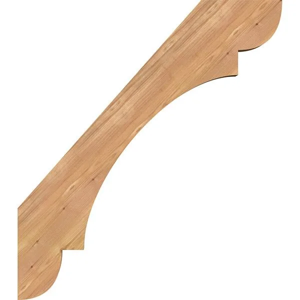 3 1/2x22W x 30x22D x 34x22H Olympic Smooth Brace - Western Red Cedar