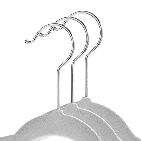 Casafield 100 Ivory Velvet Suit Hangers - Space Saving, Non-Slip & Chrome Swivel Hook for Dress Clothes, Coats, Pants, Shirt